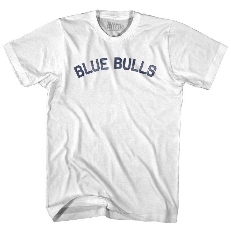 Blue Bulls Womens Cotton Junior Cut T-Shirt - White