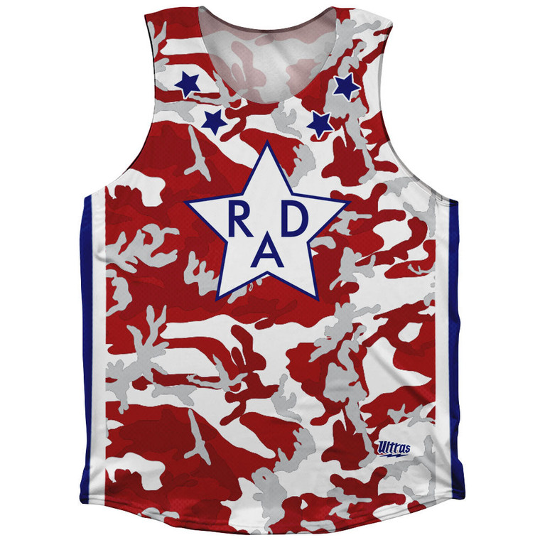RAD Cru Movie Red Camo Athletic Tank Top - Red