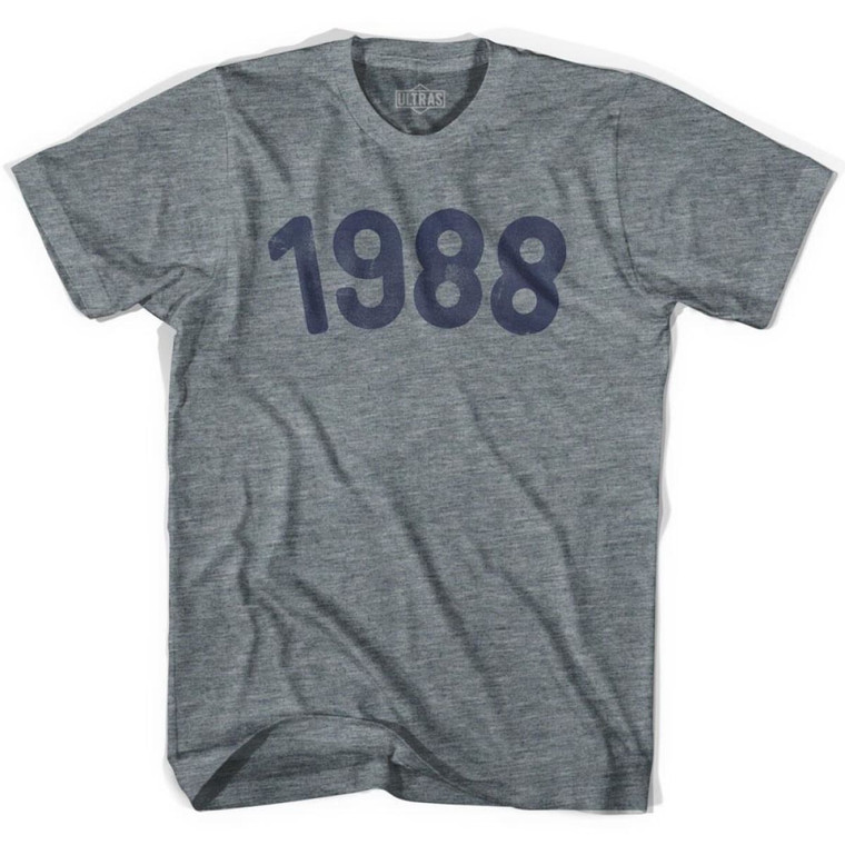 1988 Year Celebration Youth Tri-Blend T-shirt - Athletic Grey