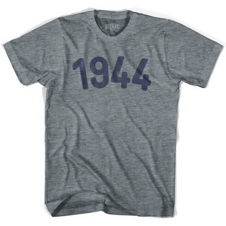 1944 Year Celebration Adult Tri-Blend T-shirt - Athletic Grey