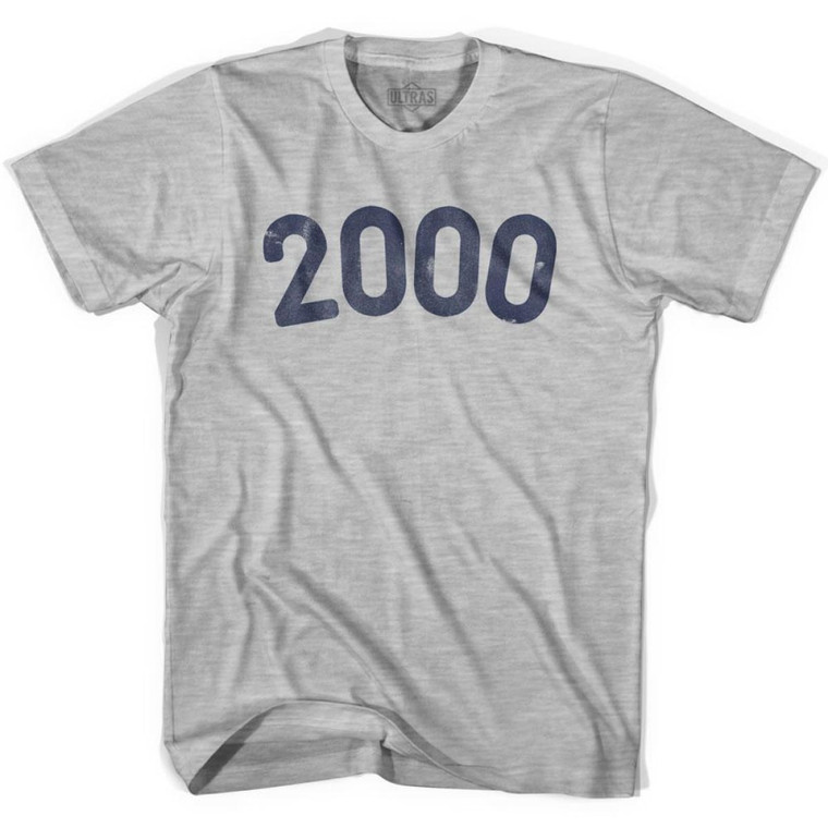 2000 Year Celebration Adult Cotton T-shirt - Grey Heather