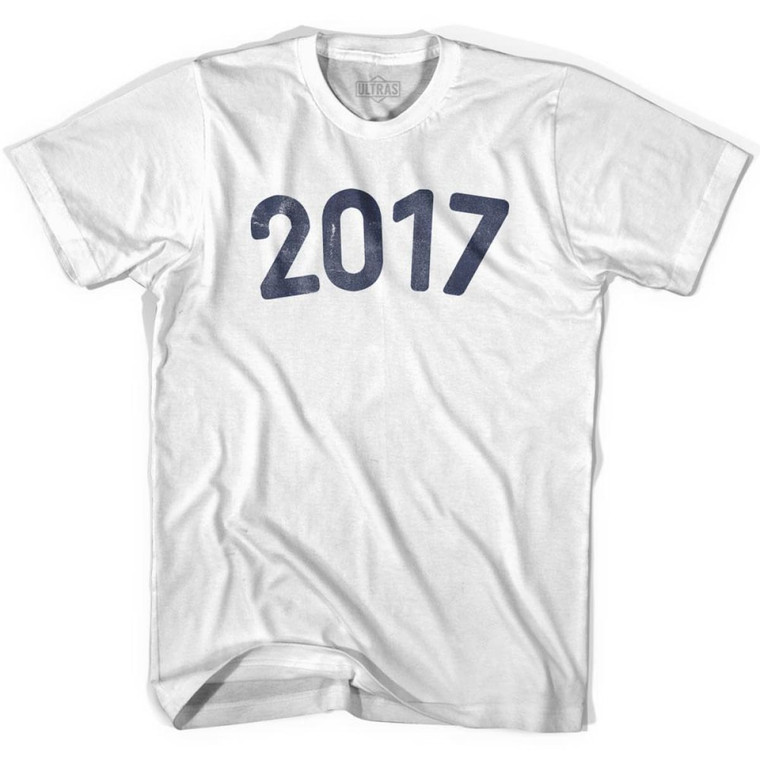2017 Year Celebration Adult Cotton T-shirt - White