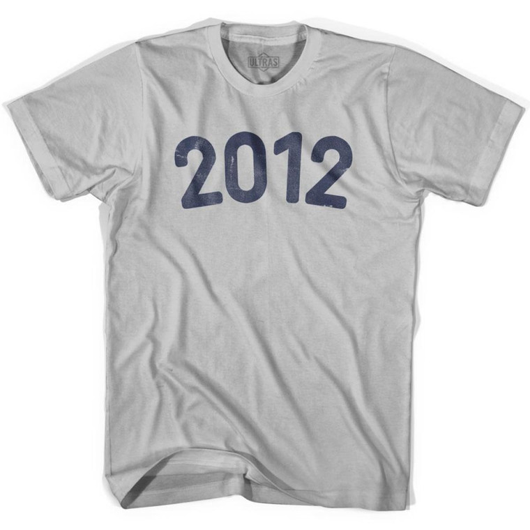 2012 Year Celebration Adult Cotton T-shirt - Cool Grey