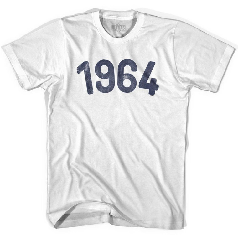 1964 Year Celebration Adult Cotton T-shirt - White