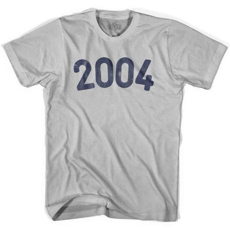 2004 Year Celebration Adult Cotton T-shirt - Cool Grey
