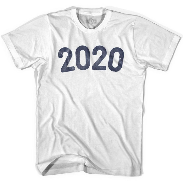 2020 Year Celebration Womens Cotton T-shirt - White