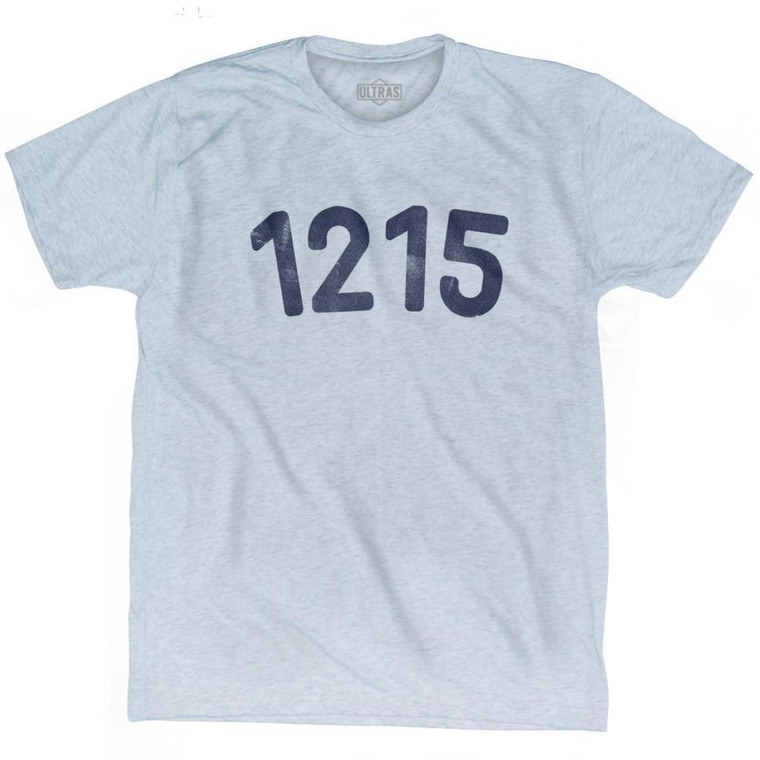 1215 Year Celebration Adult Tri-Blend T-shirt - Athletic White