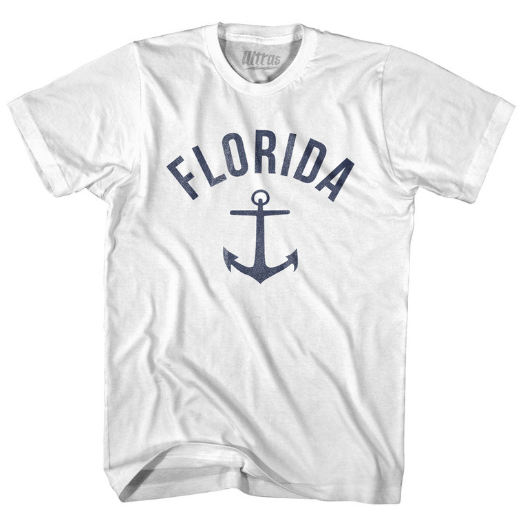 Florida State Anchor Home Cotton Youth T-shirt - White