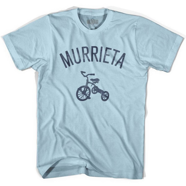 Murrieta City Tricycle Adult Cotton T-shirt - Light Blue
