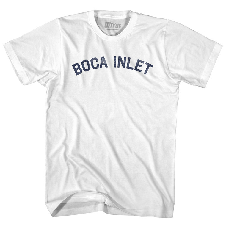 Boca Inlet Womens Cotton Junior Cut T-Shirt - White