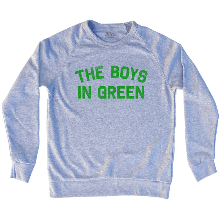 The Boys In Green Adult Tri-Blend Sweatshirt - Grey Heather