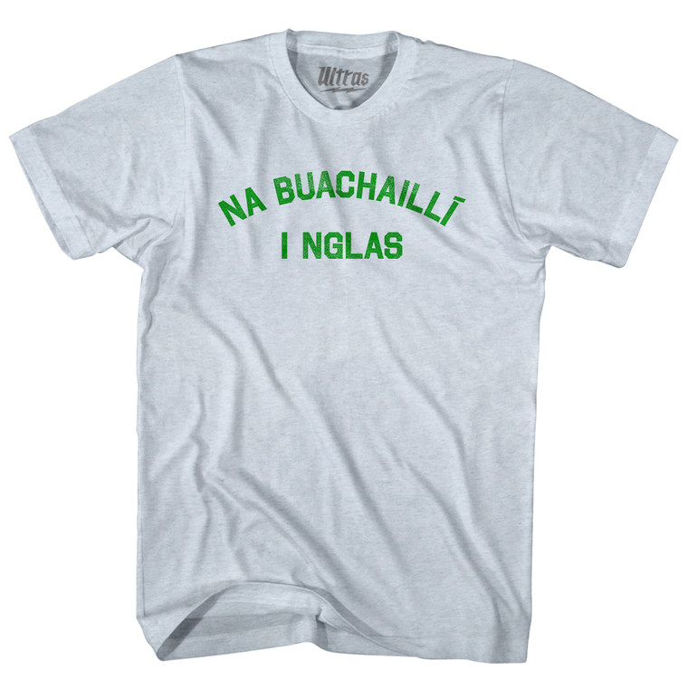 Na Buachailli I Nglas Adult Tri-Blend T-shirt - Athletic White