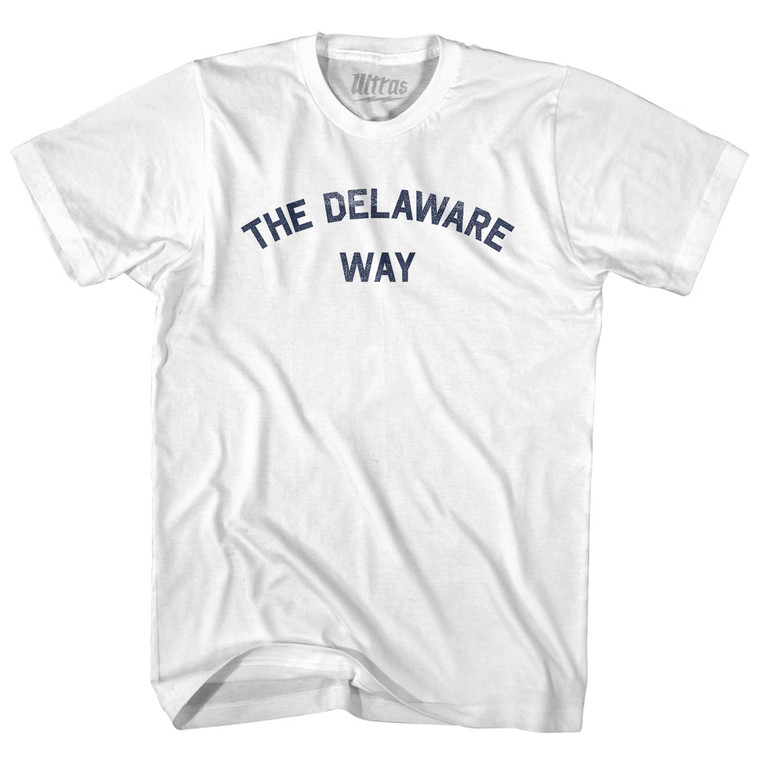 The Delaware Way Youth Cotton T-shirt - White