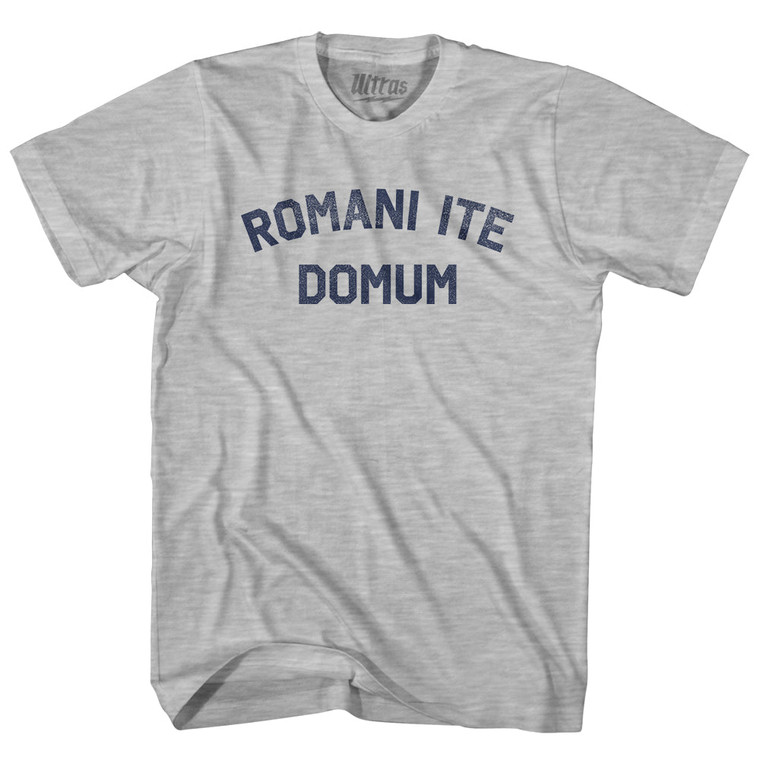 Romani Ite Domum Youth Cotton T-shirt - Grey Heather
