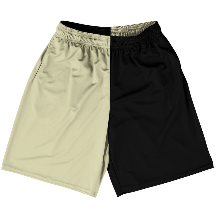 Vegas Gold And Black Quad Color Lacrosse Shorts Made In USA