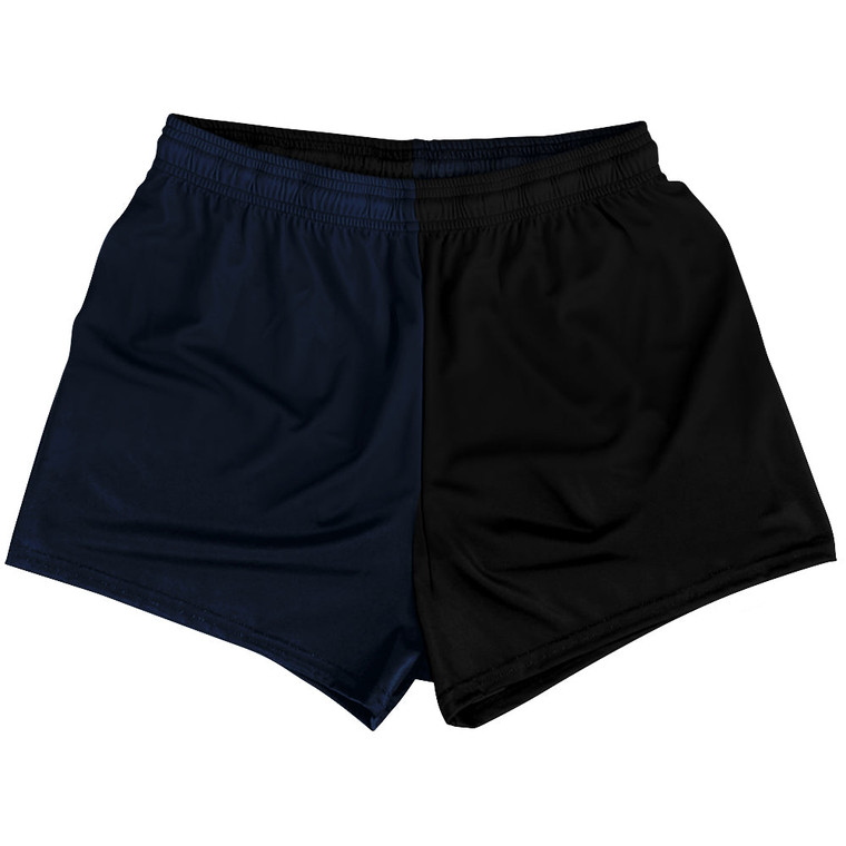 Blue Navy And Black Quad Color Womens & Girls Sport Shorts End Made In USA