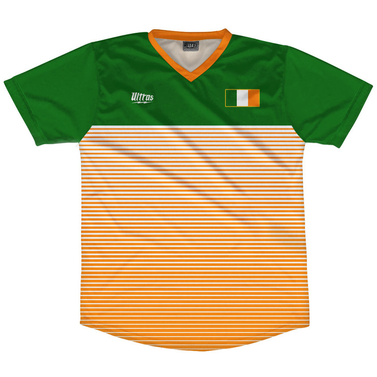 Ireland Rise Soccer Jersey Made In USA - Green Orange