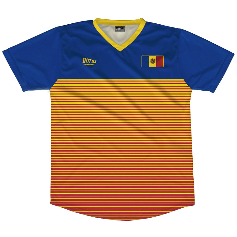 Moldova Rise Soccer Jersey Made In USA - Blue Yellow