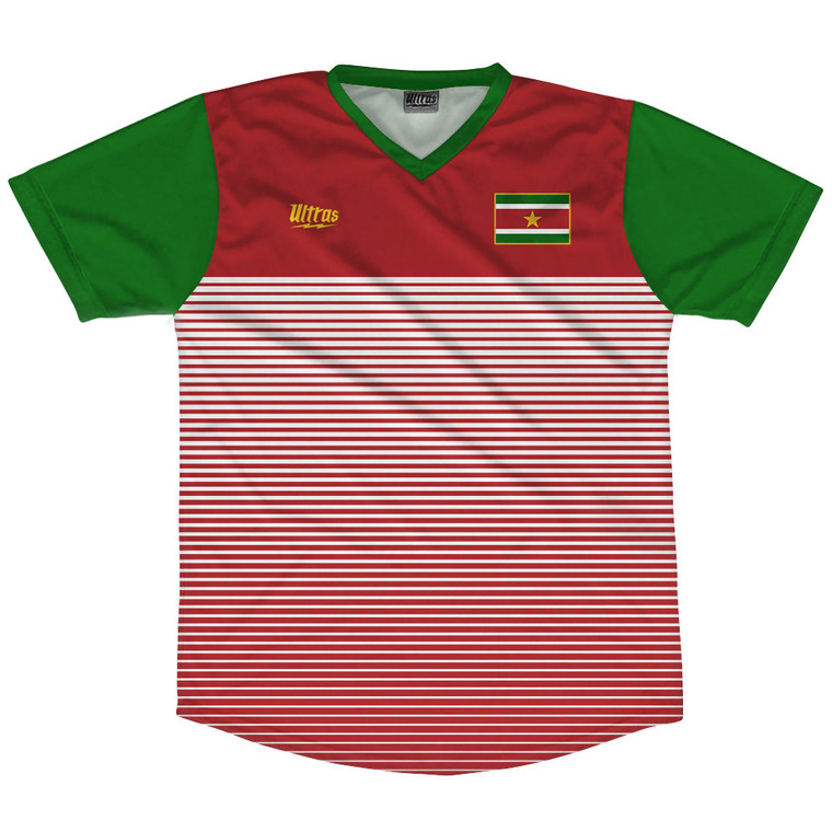 Suriname Rise Soccer Jersey Made In USA - Red White
