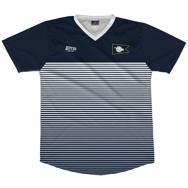 Nantucket Rise Soccer Jersey Made In USA - Navy White