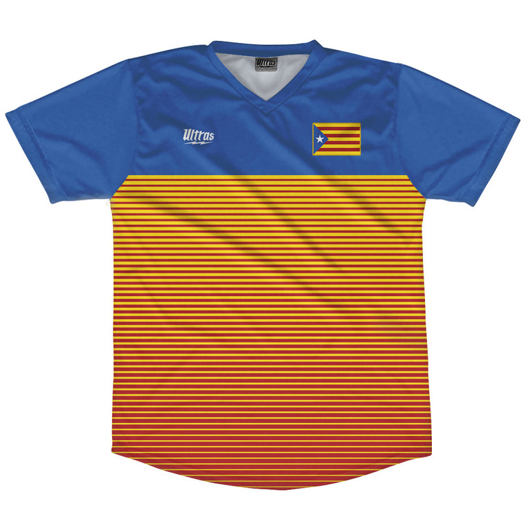 Catalonia Rise Soccer Jersey Made In USA - Orange Blue