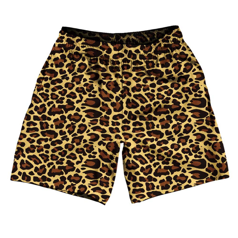 Adult Small Cheetah Print Athletic Running Fitness Exercise Shorts Final Sale zt42