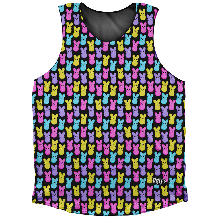 Easter Bunny Athletic Tank Top Made In USA - Black Pink Blue