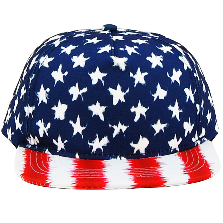 Billy Hoyle Stars And Stripes Adjustable Hat - Blue White