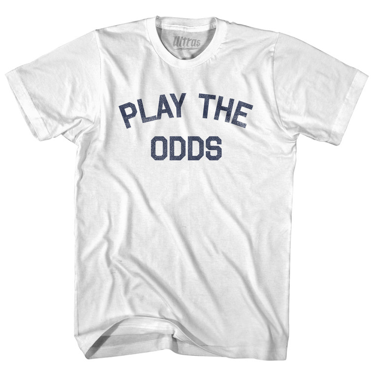 Play The Odds Youth Cotton T-shirt - White