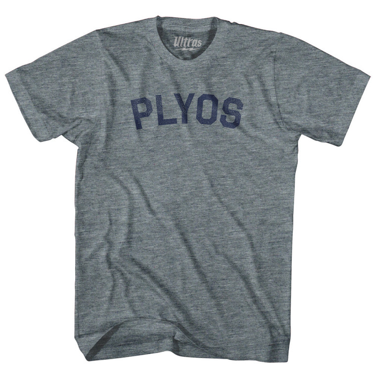 Plyos Adult Tri-Blend T-shirt - Athletic Grey