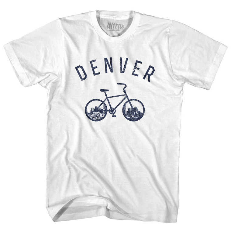 Denver Bike Youth Cotton T-shirt - White