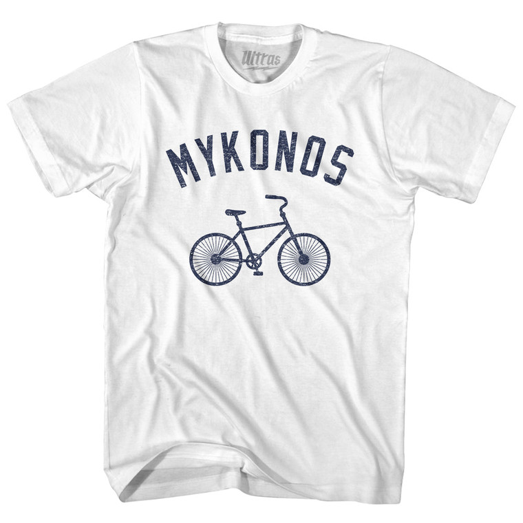 MYKONOS Bike Youth Cotton T-shirt - White