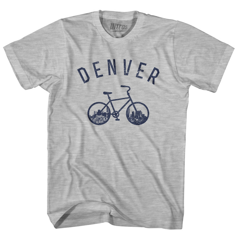 Denver Bike Youth Cotton T-shirt - Grey Heather