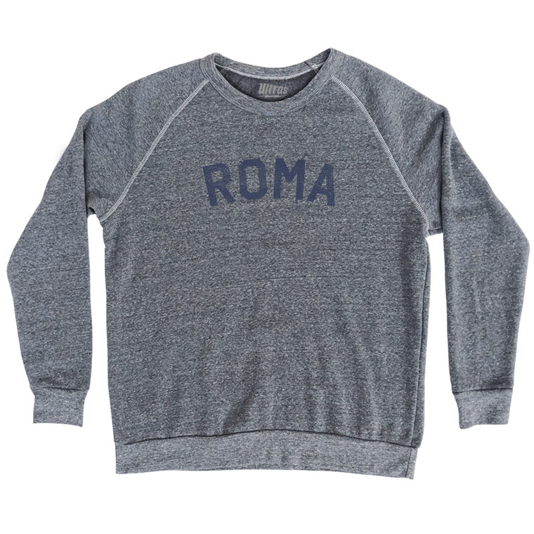 Roma Adult Tri-Blend Sweatshirt - Athletic Grey