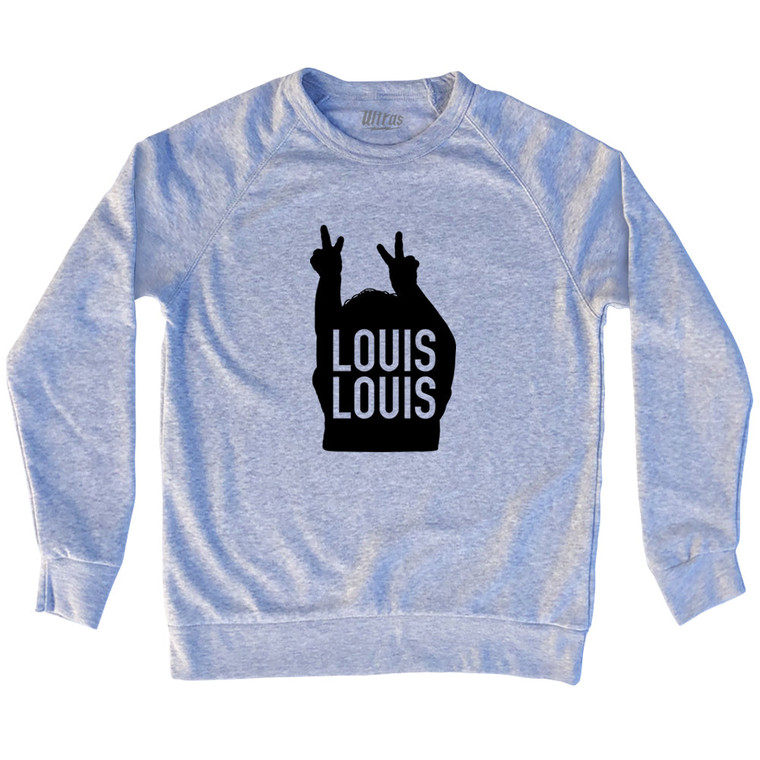 Louis Adult Tri-Blend Sweatshirt - Grey Heather
