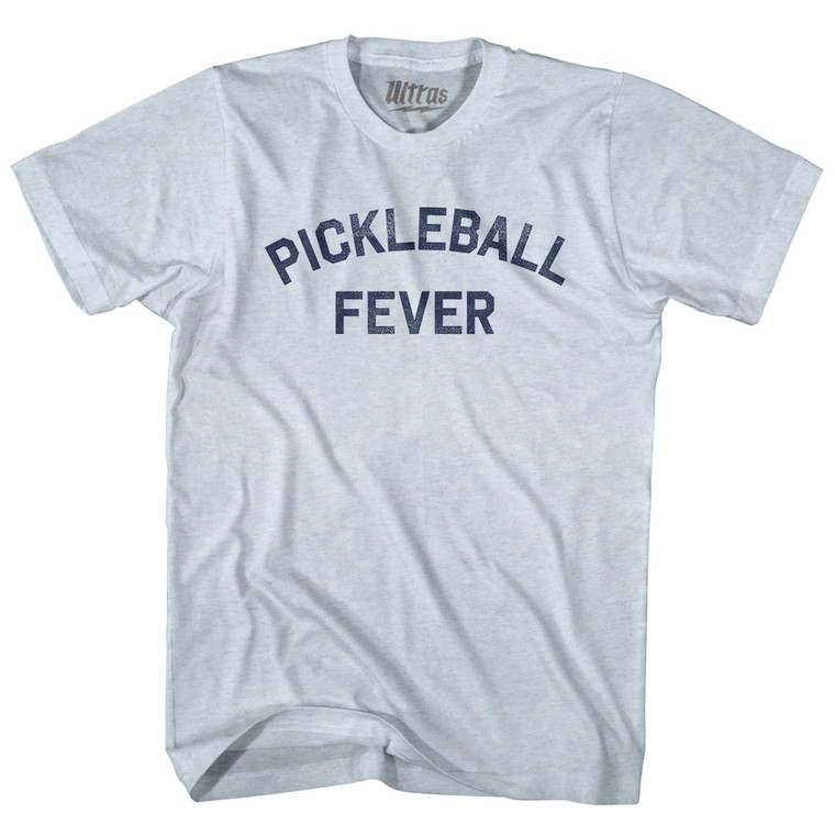 Pickleball Fever Adult Tri-Blend T-shirt - Athletic White
