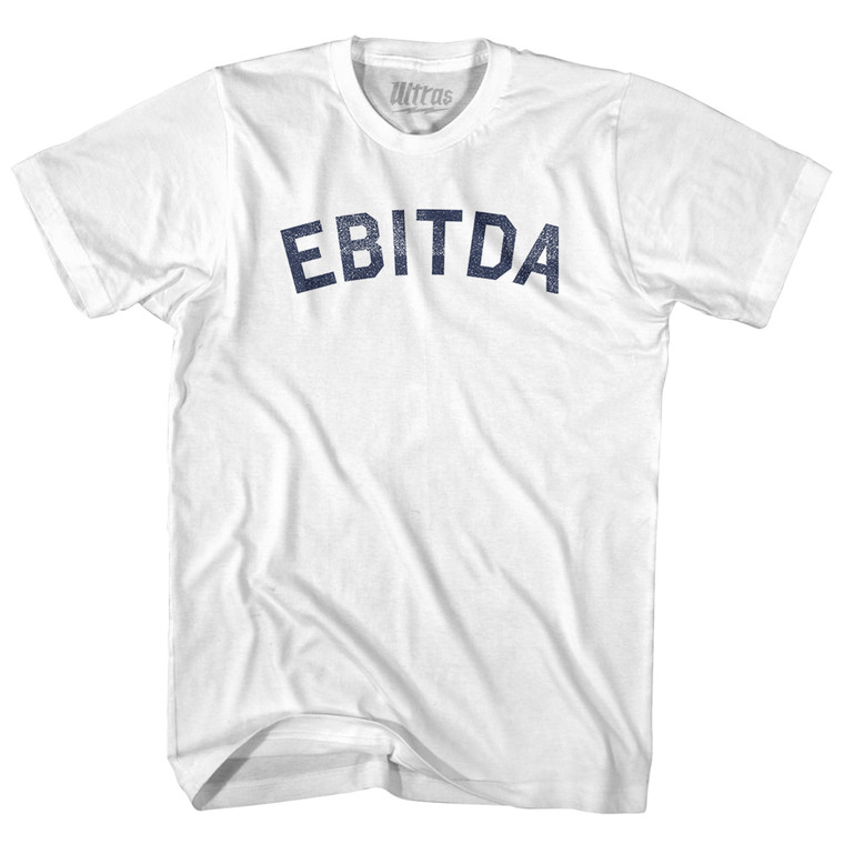 Ebitda Adult Cotton T-shirt - White