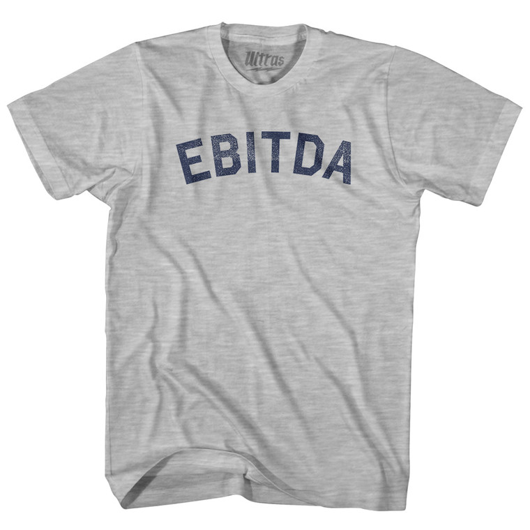 Ebitda Adult Cotton T-shirt - Grey Heather