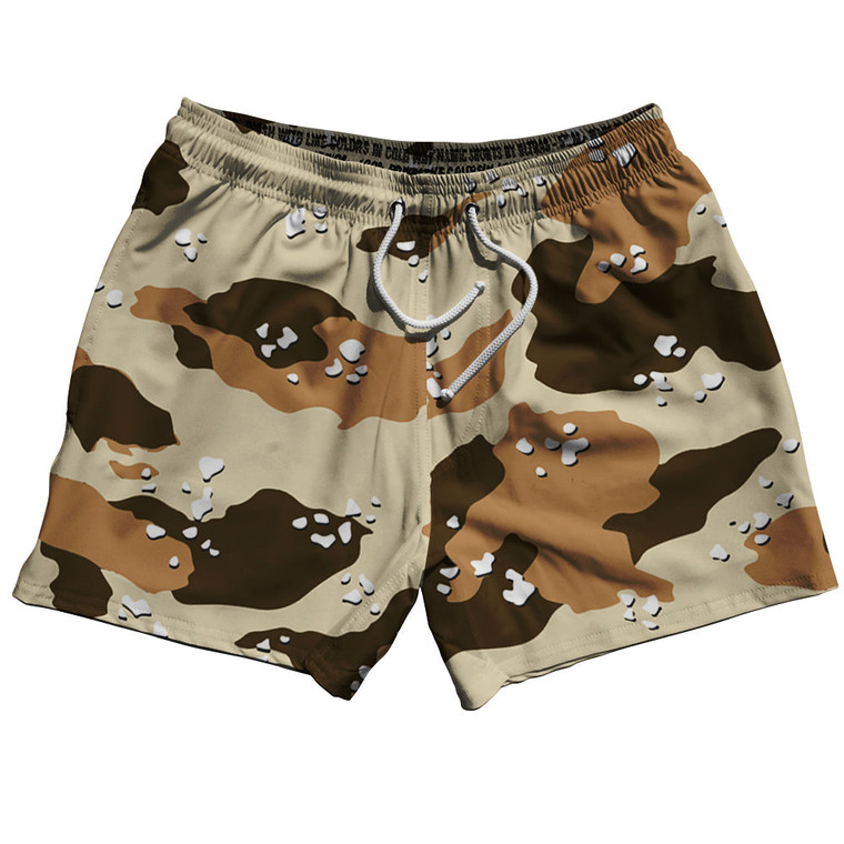 Chocolate Chips Camo 5" Swim Shorts Made in USA - Camo