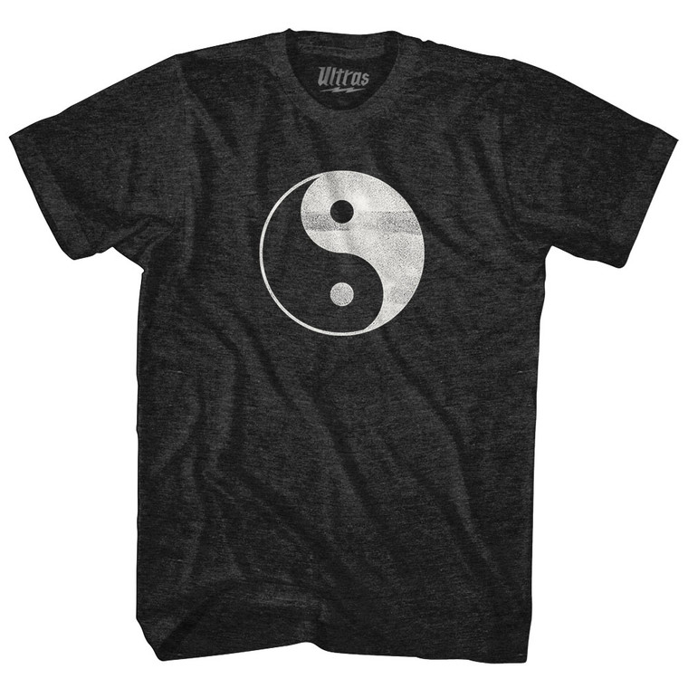 Yin and Yang Balance Adult Tri-Blend T-shirt - Black