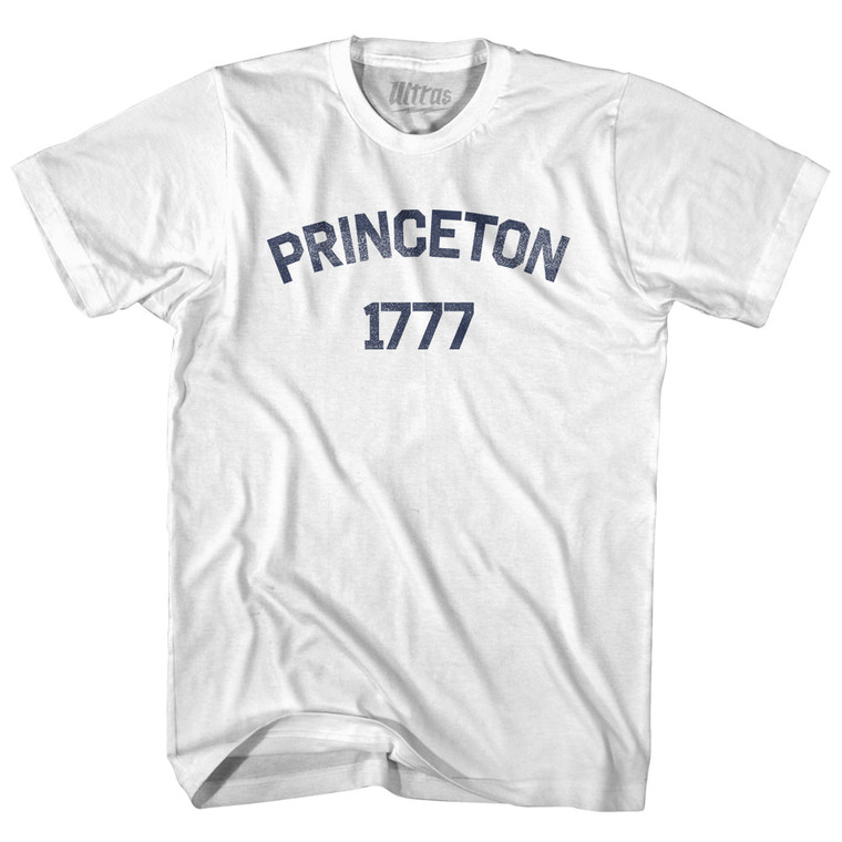 Princeton 1777 Womens Cotton Junior Cut T-Shirt - White