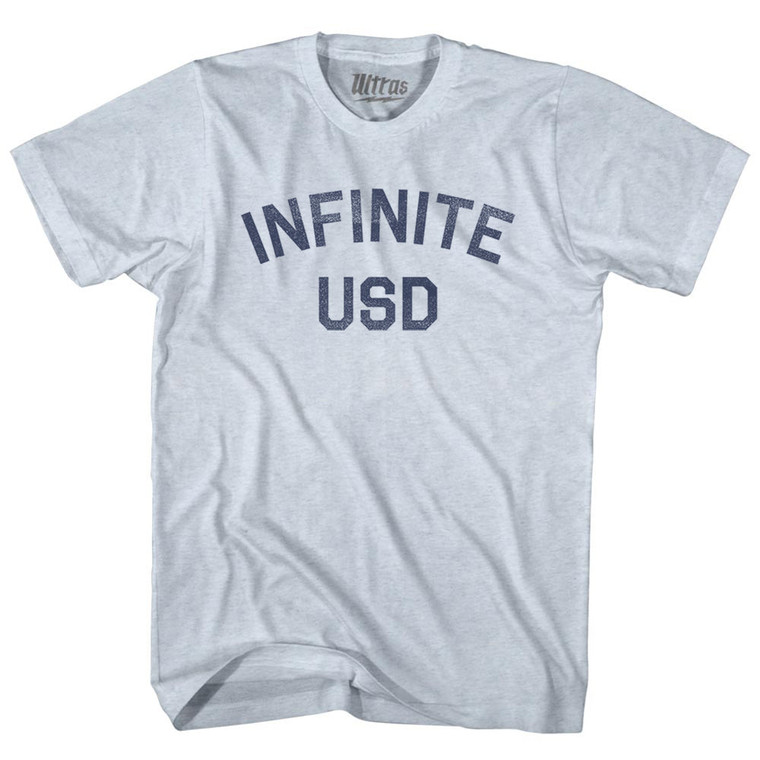 Infinite USD Adult Tri-Blend T-shirt - Athletic White