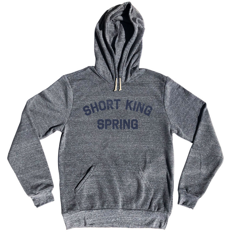 Short King Spring Tri-Blend Hoodie - Athletic Grey