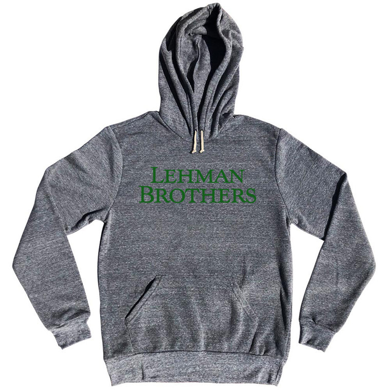 Lehman Brothers Tri-Blend Hoodie - Athletic Grey