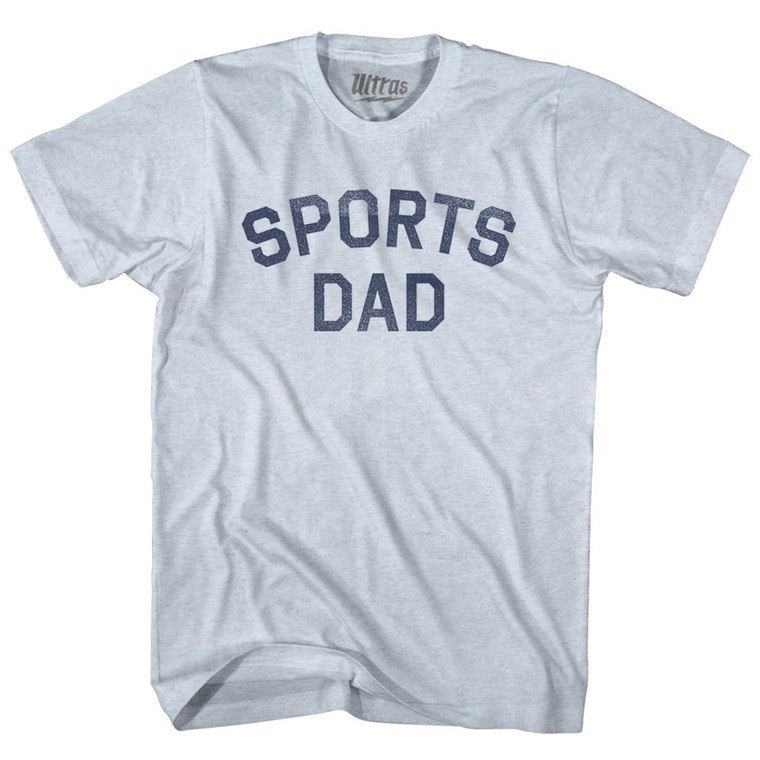 Sports Dad Adult Tri-Blend T-shirt - Athletic White