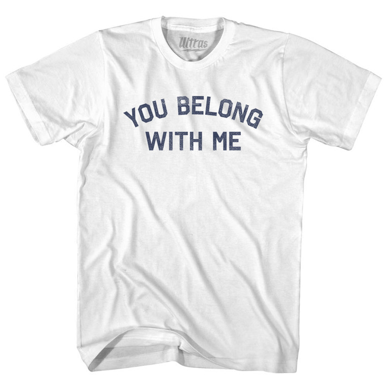 You Belong With Me Youth Cotton T-shirt - White