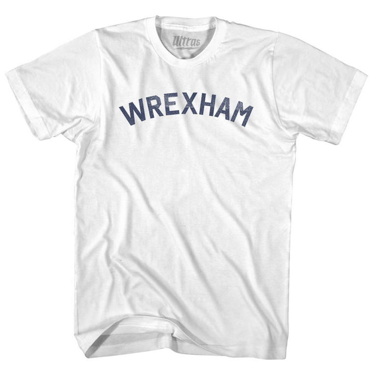 Wrexham Adult Cotton T-shirt - White