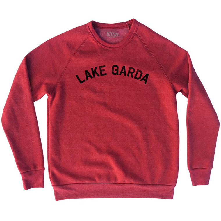 Lake Garda Adult Tri-Blend Sweatshirt - Red Heather