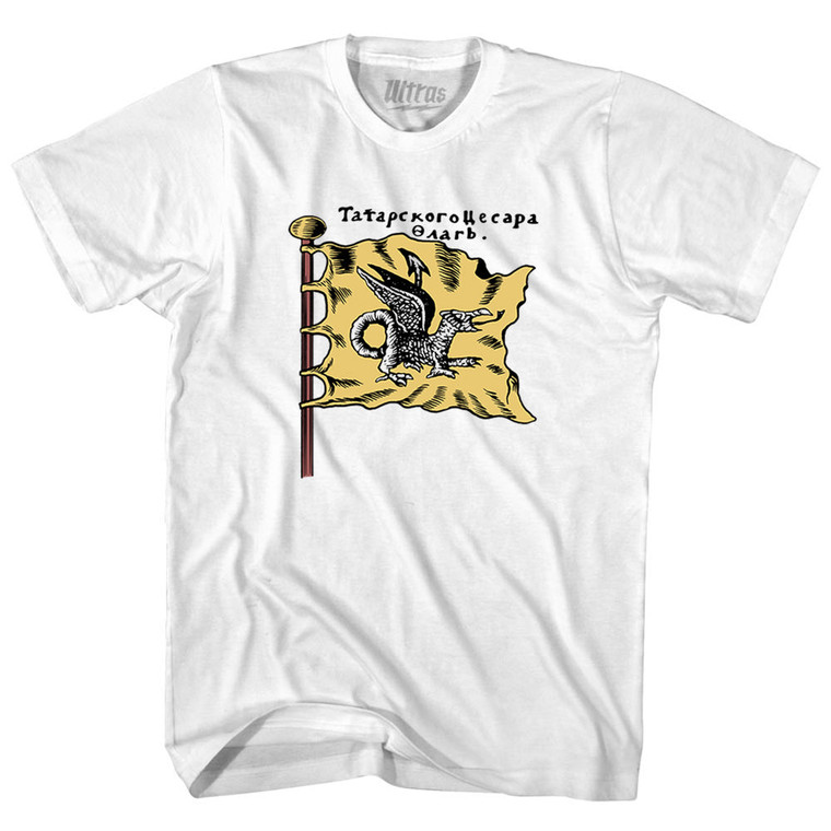 Dragon Flag Womens Cotton Junior Cut T-Shirt - White