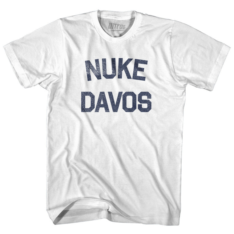 Nuke Davos Youth Cotton T-shirt - White